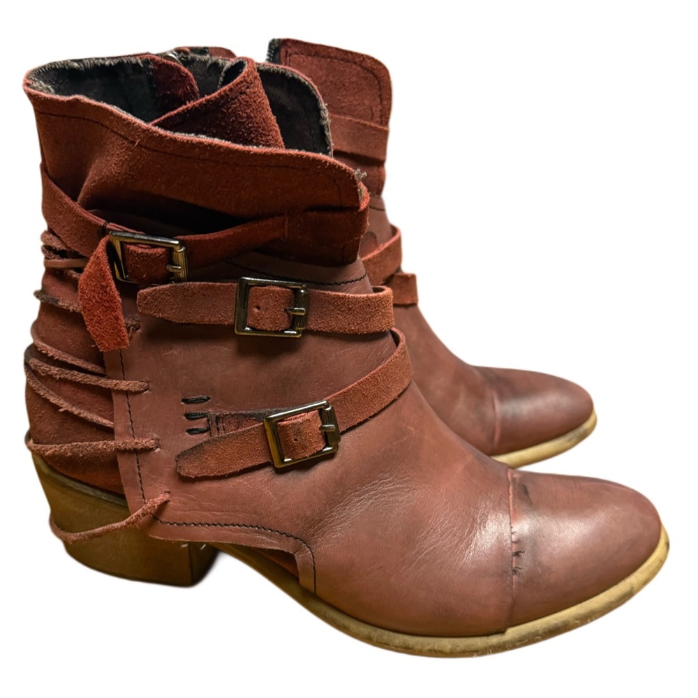 Burgundy Booties - Picture 2 of 7